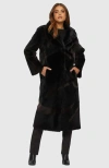 Gorski Shearling Lamb Coat With Intarsia In Multi