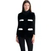 Gorski Shearling Lamb Collarless Vest With Embellishment In Black