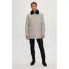 Gorski Shearling Lamb Lined Jacket In Gray