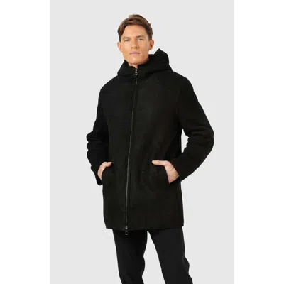 Gorski Shearling Lamb Parka In Black