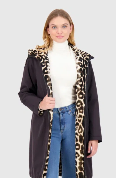 GORSKI GORSKI SHEARLING LAMB PARKA REVERSIBLE TO NYLON