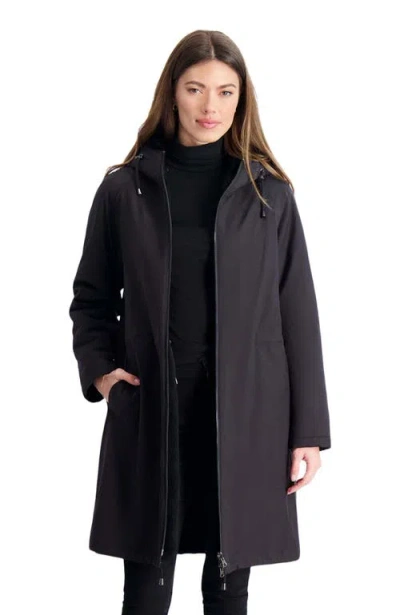 Gorski Shearling Reversible Parka In Blue