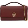 Gorski Top Handle Purse With Crossbody Chain In Brown