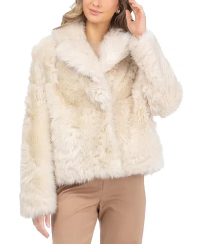 Gorski Toscana Shearling Lamb Reversible Jacket In White