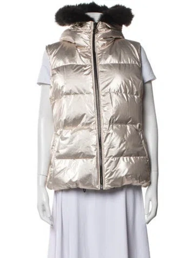Pre-owned Gorski Vest In Neutrals