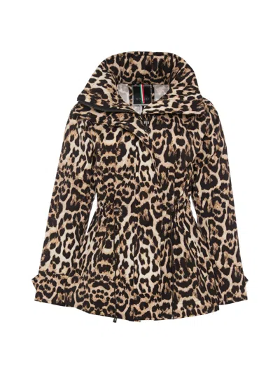 Gorski Women's Lightweight Jacket With Concealed Hood In Multi