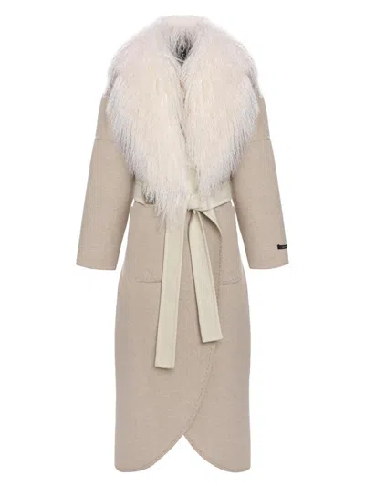 Gorski Women's Loro Piana Wool And Cashmere Coat In Neutral