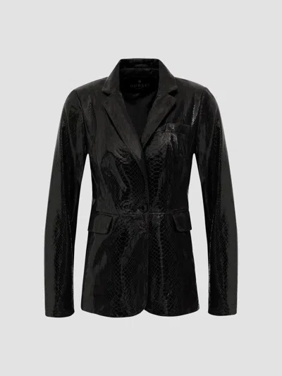 Gorski Women's Metis Suede Single Breasted Blazer In Black