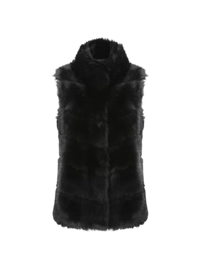 Gorski Women's Reversible Merinillo Shearling Lamb Vest In Animal Print