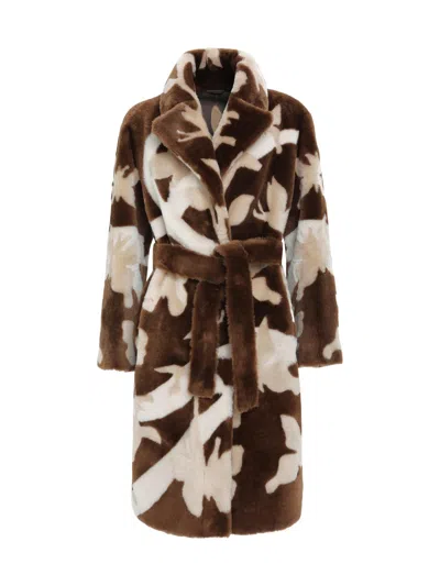 Gorski Women's Reversible Merino Shearling Lamb Short Coat In Multi