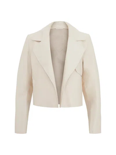 Gorski Women's Select Nappa Leather Bolero In Neutral