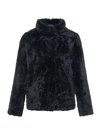Gorski Women's Select Sheared Cashmere Goat Jacket In Black