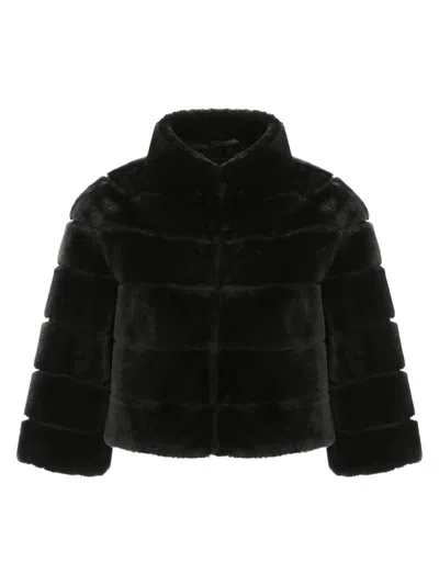 Gorski Women's Shearling Lamb Bolero Coat In Brown