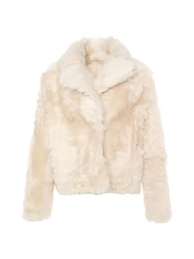 Gorski Women's Toscana Shearling Lamb Reversible Jacket In Neutral