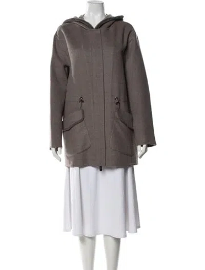 Pre-owned Gorski Wool Coat In Gray