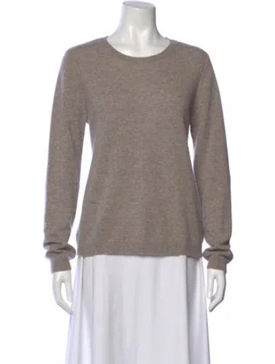 Pre-owned Gorsuch Cashmere Scoop Neck Sweater In Neutral