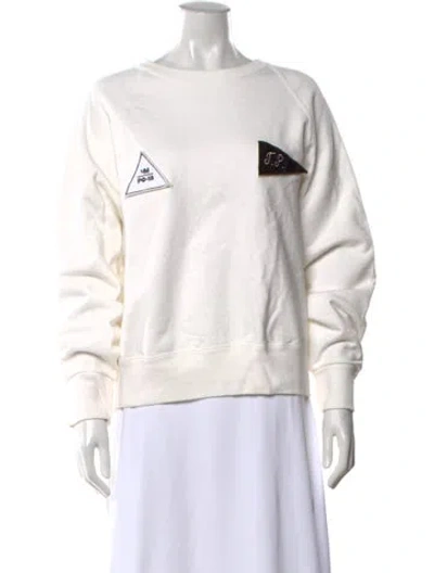 Pre-owned Gosha Rubchinskiy Graphic Print Crew Neck Sweatshirt In White