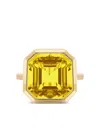 Goshwara 18k Yellow Gold Citrine Ring In Brown