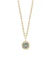 Goshwara 18k Yellow Gold Prasiolite Necklace