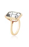 Goshwara 18k Yellow Gold Rock Crystal Ring