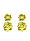 Goshwara 18kt Yellow Gold Gossip Lemon Quartz Earrings In Brown