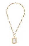 Goshwara Fancy 18k Yellow Gold Rutilated Necklace In Clear
