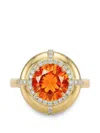 Goshwara Fire Opal And Diamond Ring In Multi
