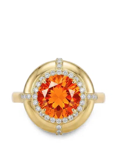 Goshwara Fire Opal And Diamond Ring In Multi