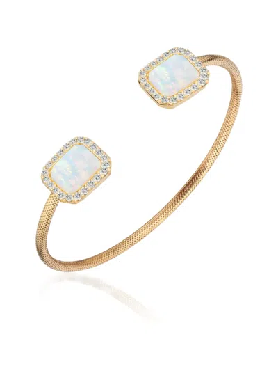 Goshwara G Classics Opal Diamond Bracelet In Metallic