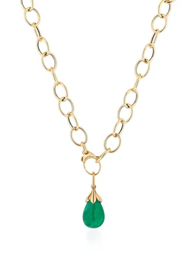 Goshwara G-one Emerald Pendant Necklace In Pink