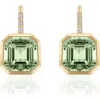 Goshwara Women's Gossip 18k Yellow Gold, Prasiolite, & 0.09 Tcw Diamond Drop Earrings