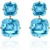 Goshwara 18k Yellow Gold Gossip Topaz Earrings
