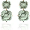 Goshwara Gossip Double Drop Earrings In Green