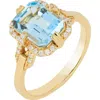 Goshwara Gossip Emerald-cut Cocktail Ring