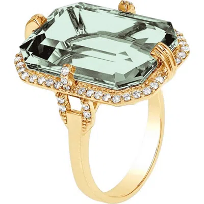 Goshwara Gossip Emerald Cut Ring In Gold