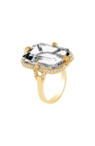 Goshwara Gossip Emerald Cut Ring In Gold