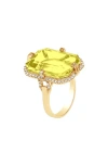 Goshwara Gossip Emerald Cut Ring In Gold