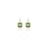Goshwara Women's Gossip 18k Yellow Gold, Prasiolite, & 0.09 Tcw Diamond Drop Earrings In Green