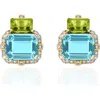 Goshwara Gossip Semiprecious Stone Stud Earrings