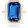 Goshwara Manhattan Cocktail Ring In Gold