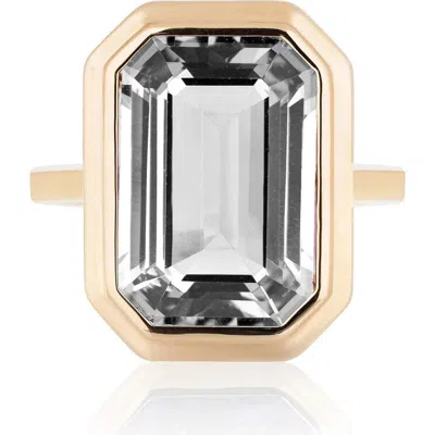 Goshwara Manhattan Cocktail Ring In Gold