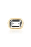 Goshwara Manhattan East West Ring In Gold