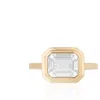 Goshwara Manhattan Emerald Cut Ring In Gold