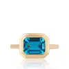 Goshwara Manhattan Emerald Cut Ring In Gold