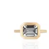 Goshwara Manhattan Emerald Cut Ring In Gold