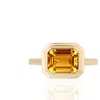 Goshwara Manhattan Emerald Cut Ring In Gold