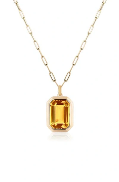 Goshwara Manhattan Pendant Necklace In Gold