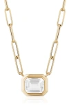 Goshwara Manhattan Pendant Necklace In Gold