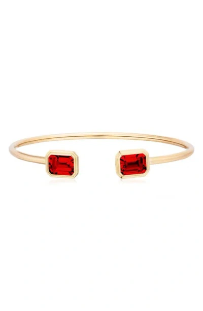 Goshwara Manhattan Round Flex Cuff In Gold