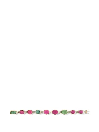 Goshwara Oval-tourmaline Bracelet In Gold